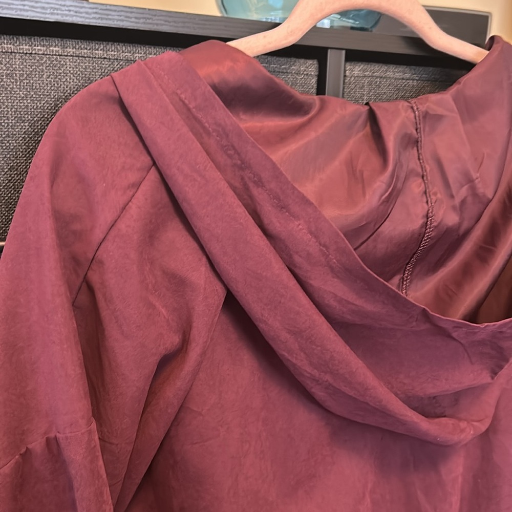 🌷3 items for $30🌷 ▪️ SHEIN ▪️ Burgundy Lightweight Jacket - Picture 9 of 12